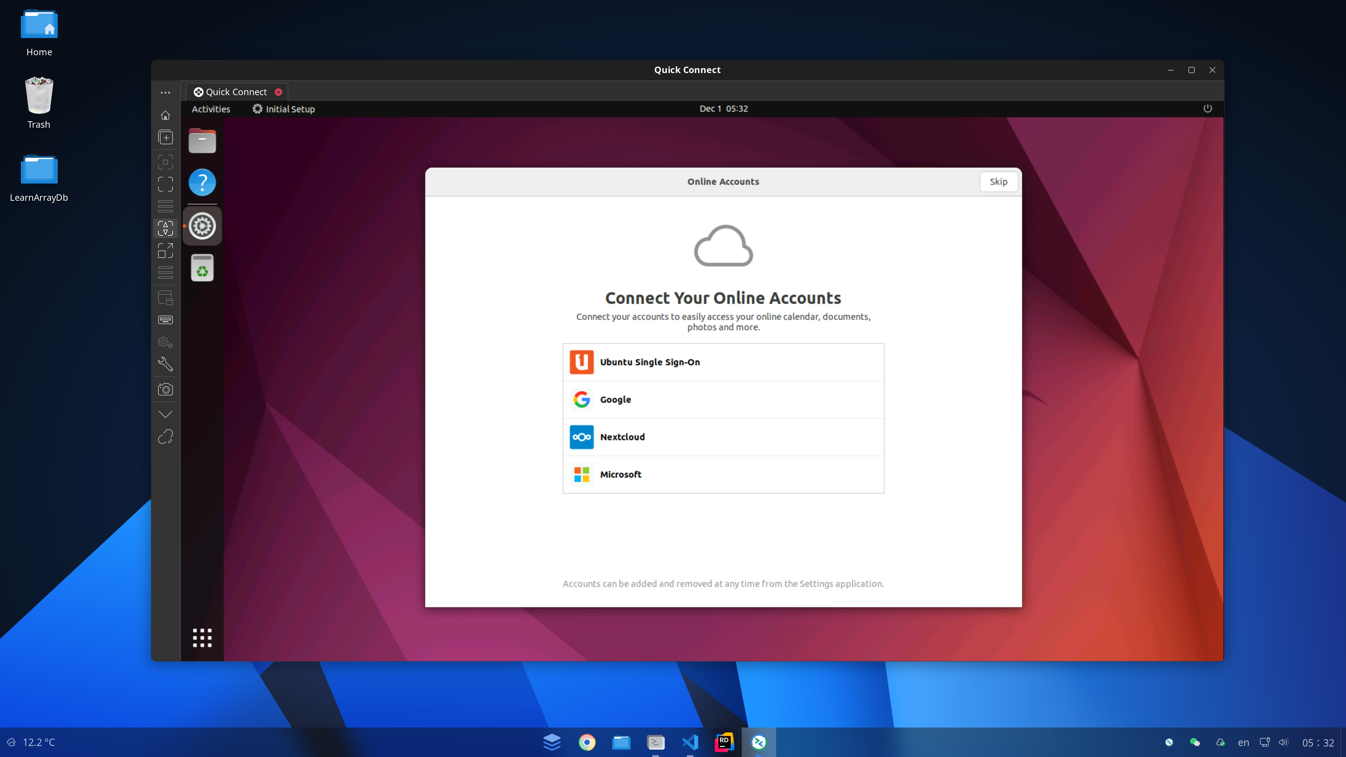 Run Ubuntu GUI Container in AnduinOS